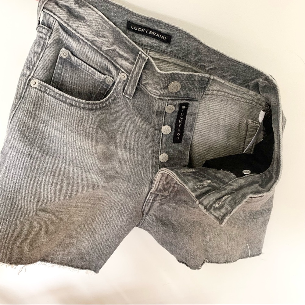 🔥 Lucky Brand High Waisted Traveler Jean Short